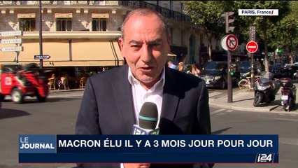 France - Politique: bilan des 3 premiers mois d'Emmanuel Macron au pouvoir