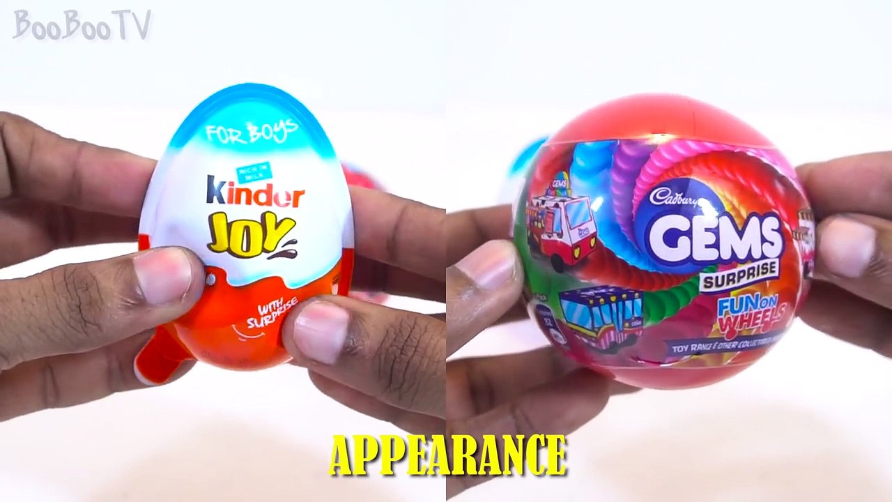 KINDER JOY vs GEMS SURPRISE