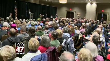 Hundreds attend town hall meeting for US Rep. David Trott