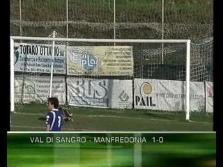 Val di Sangro - Manfredonia 1-0  [14^ Giornata Seconda Divisione gir.C 2008/09]