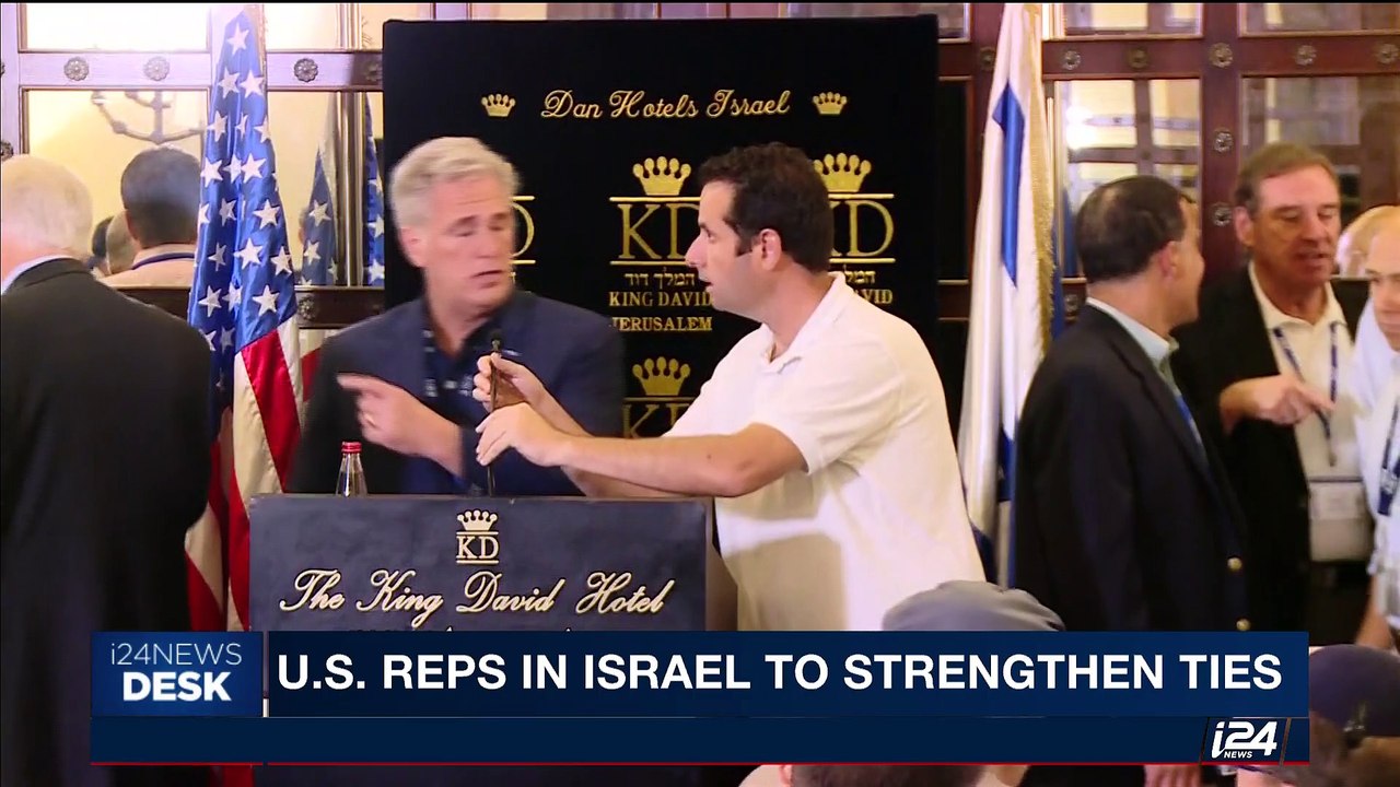 i24NEWS DESK | U.S. Representatives in Israel to strengthen ties | Tuesday, August 8th 2017