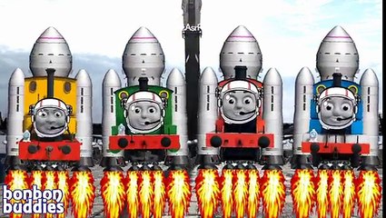 機関車トーマス ♪ 電車 車 SL こども向け ♪ Thomas & Friends トーマス ジェームズ きかんしゃのアニメ♪ロケット 宇宙人 エイリアン Thomas and The Space