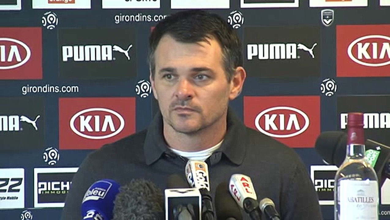 Willy Sagnol Point Presse Bordeaux vs Nice vidéo