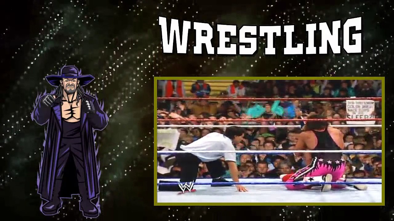 The British Bulldog Vs. Bret Hart SummerSlam 1992 WWF Intercontinental Championship