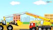 Le Camion Rouge et Le Tracteur - Voitures de construction - Vidéo Éducative de Voitures Pour Enfants