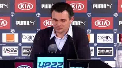 Willy Sagnol et Claude Puel après le match