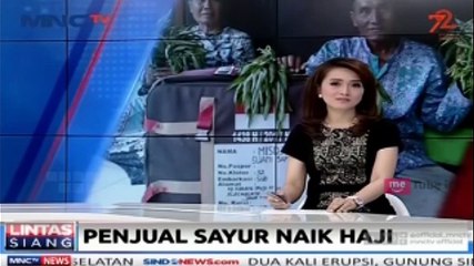 Penjual Sayur Keliling Naik Haji Bersama Istri