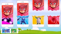 PJ Masks Wrong Heads Mobile Phones, Learn Colors with Pj Masks