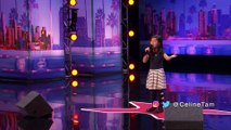 Singer Celine Tam Relives Her First AGT Performance - America's Got Talent 2017