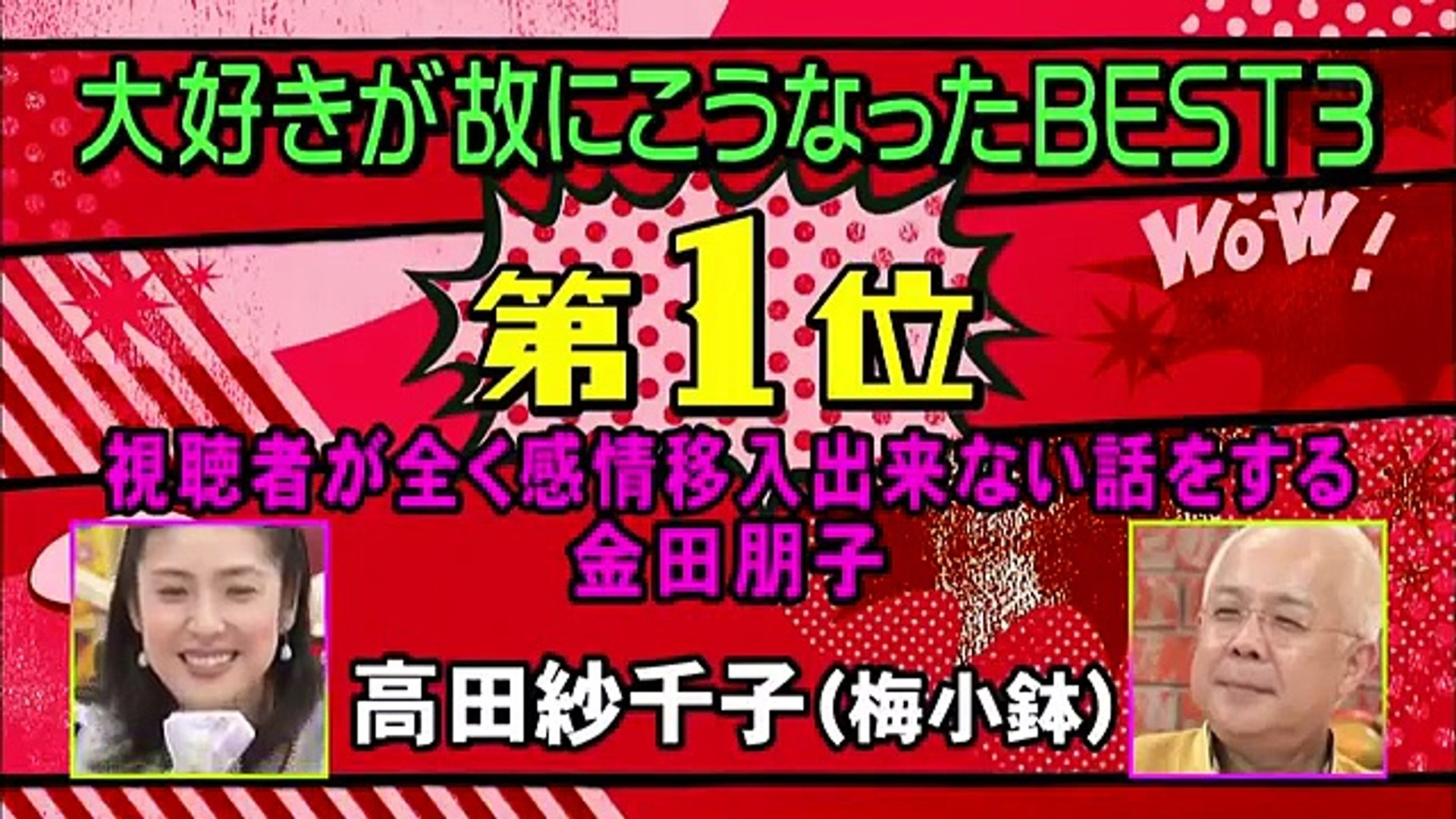 視聴者が全く感情移入出来ない話をする金田朋子 高田紗千子 梅 Dailymotion Video