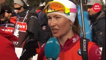 Darya Domracheva about her pursuit SILVER & Ole Einar Bjørndalen VM Hochfilzen 2017