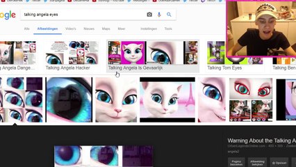 TALKING ANGELA STAAT VOOR MIJN DEUR *DIT IS ZO ENG*