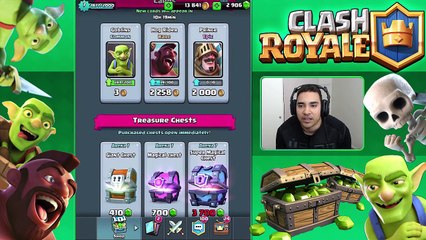 Clash Royale Chest Opening Clash Royale Ep 1 GEM SPREE UNLOCKING Dark Prince x 10 CHEST op