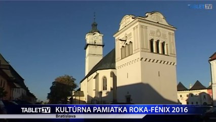 KULTÚRNA PAMIATKA ROKA-FÉNIX 2016