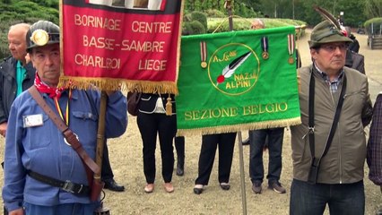 Le Bois du Cazier se souvient, sous la pluie, de la catastrophe miniere de 1956