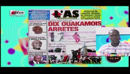 RUBRIQUE REVUE DES TITRES avec Mamadou Mouhamed Ndiaye dans Yeewuleen du 08 Août 2017