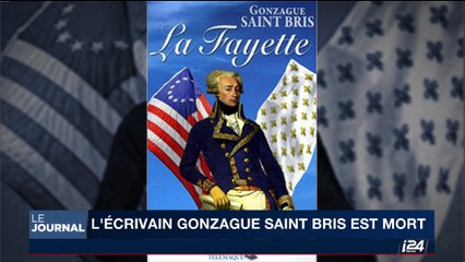 L'écrivain Gonzague Saint Bris est mort