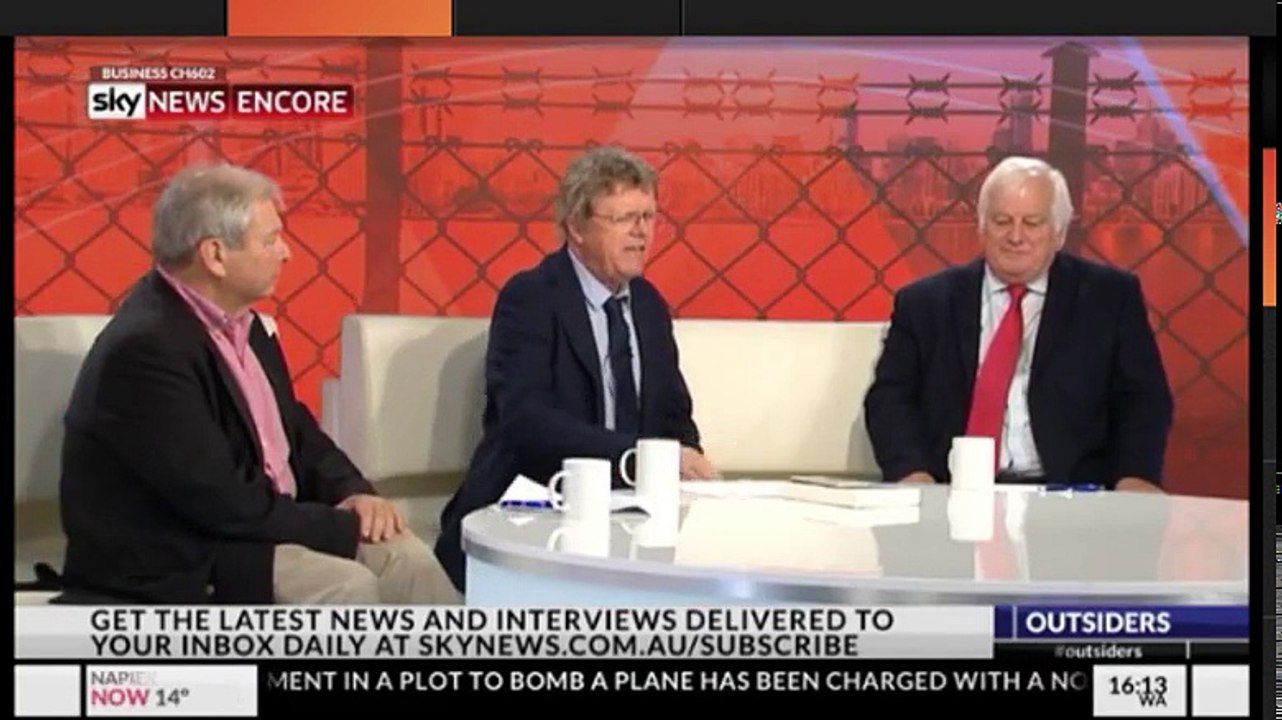 Global Warming Climate Change reality - Interview with Geologist Ian Pilmer on Skynews Outsiders 6Aug2017 part 1