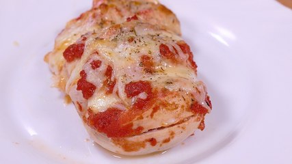 Pechugas de Pollo estilo PIZZA + salsa de tomate para usar en pizzas