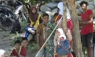 Sersan Darwis, Penolong Siswa Menyeberang di Kolaka