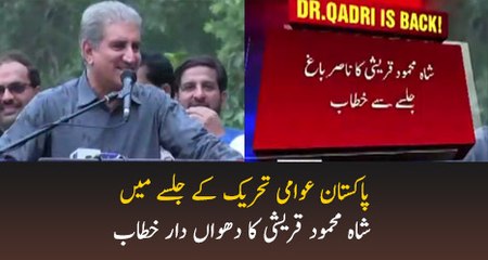 Shah Mehmood Qureshi Speech In PAT Jalsa - 8th August 2017