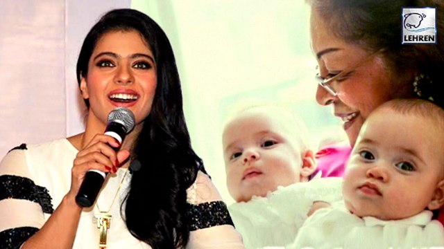 Kajol Reacts On Karan Johar's Twins Yash & Roohi's Viral Photo