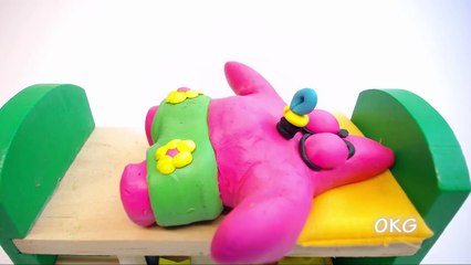 Baby SpongeBob Friends Play Cars Play Doh Animation Kids Stop Motion Video