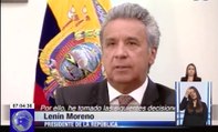 Medidas de austeridad anunciadas por presidente Moreno