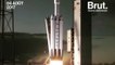 Elon Musk présente son nouveau lanceur de fusée : le Falcon Heavy