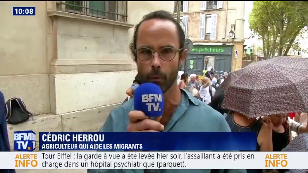 Aide aux migrants, non au "délit de solidarité" ! - Cédric Herrou condamné à 4 mois avec sursis en appel