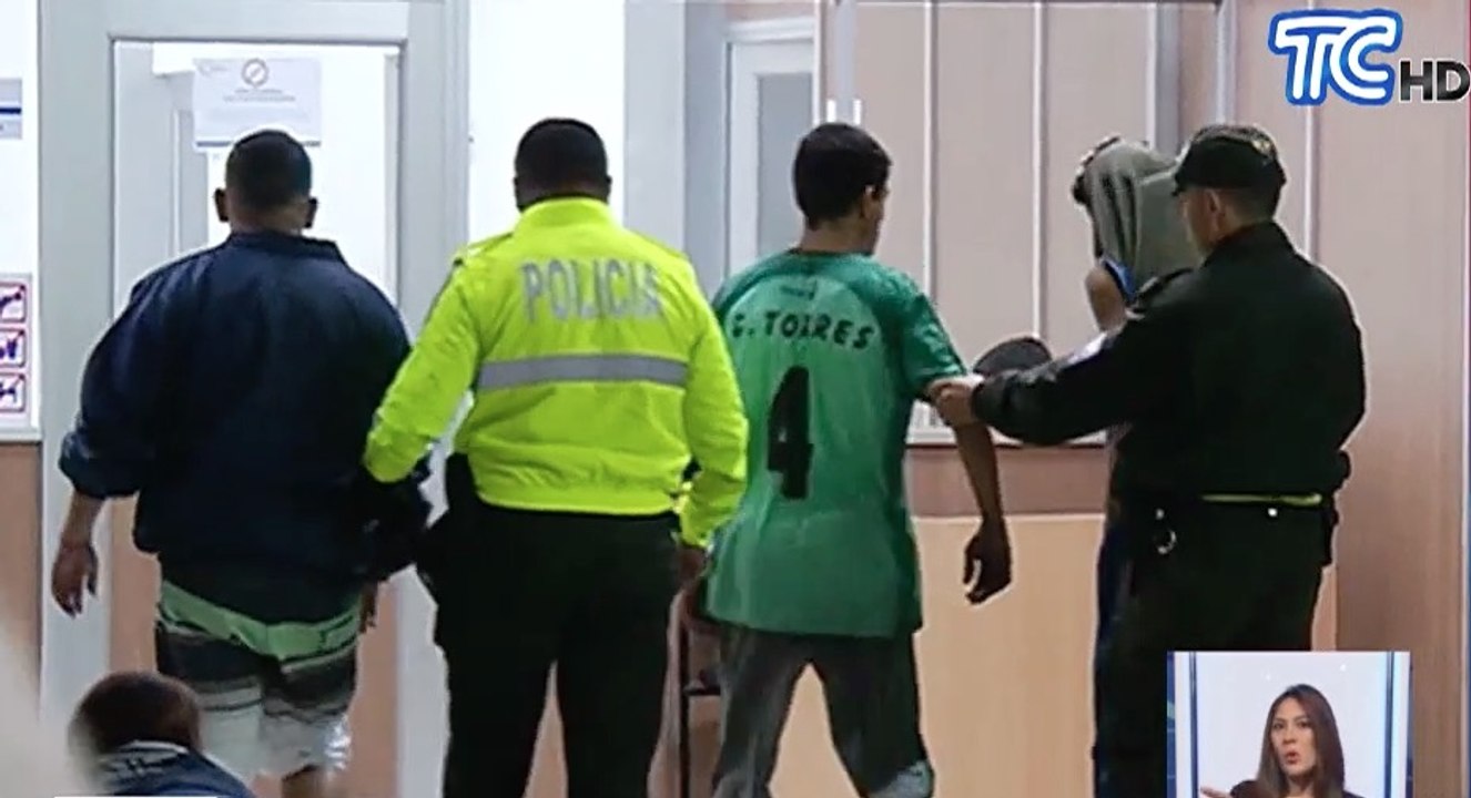 Presuntos integrantes de una banda de estruchadores capturados en Guayaquil