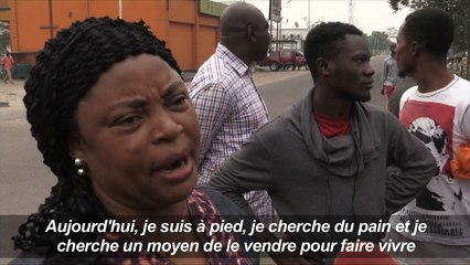 "Ville morte" en RD Congo: Kinshasa au ralenti