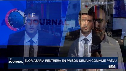 Justice: Elor Azaria ira en prison ce mercredi