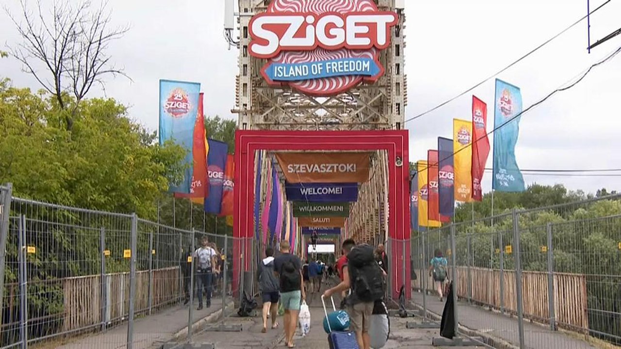 Budapest braces for 25th Sziget music festival