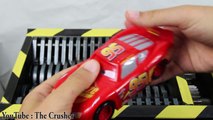 Experiment Shredding Disney Cars 3 Lighting McQueen And Toys | The Crusher