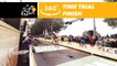 Tony Martin finishing the time trial - 360° - Tour de France 2017