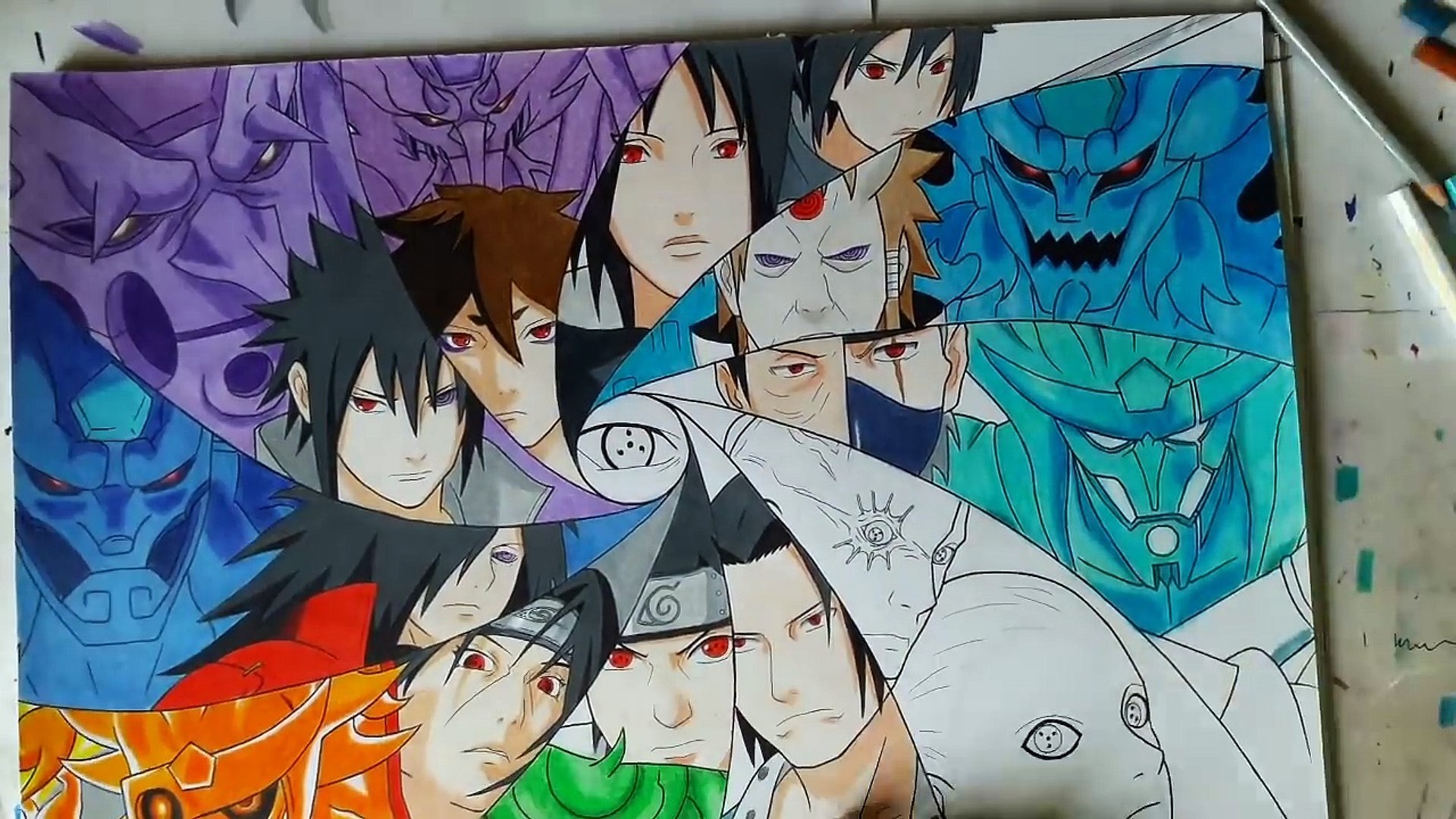 Speed Drawing SASUKE UCHIHA (Drawing Naruto Shippuden) Drawing