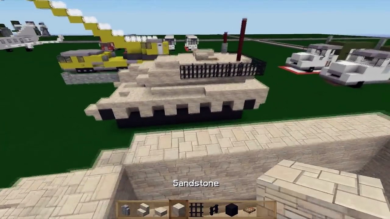 Minecraft How to Build:Tank