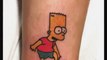 Tattoo Artist Turns 19 Separate Bart Simpsons Tattoos Into One Awesome Piece
