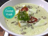 Grüne Gazpacho Suppe - Rezept | Kalte Suppe