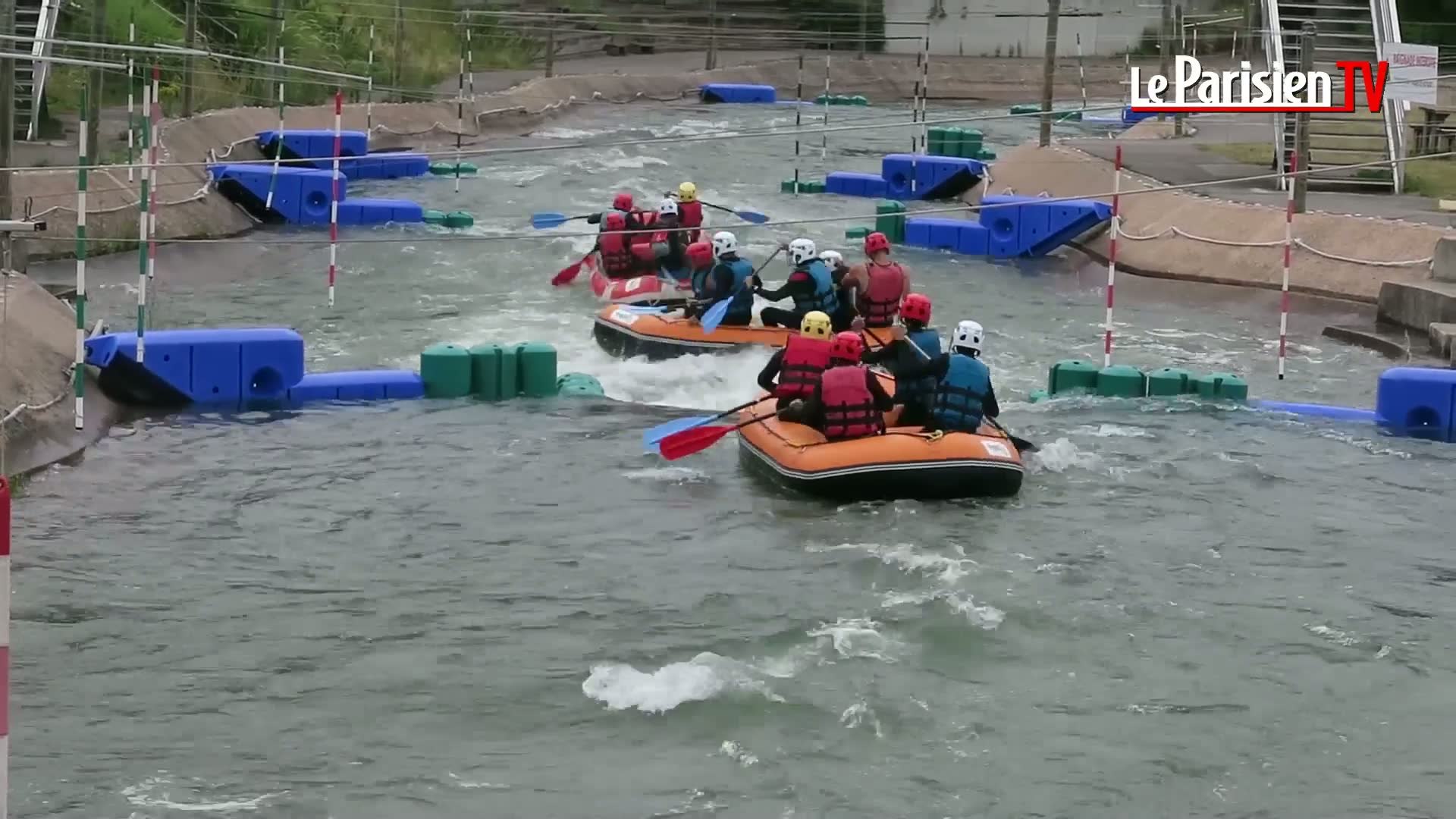 On a testé le rafting à l'Ile de Loisirs de Cergy-Pontoise - Vidéo  Dailymotion