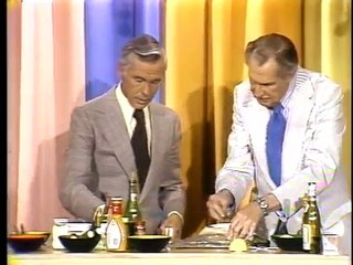 Vincent Price on Johnny Carson Cooking Segment Nov, 21, 1975