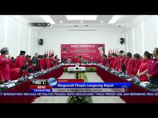 Live Report: Rapat Internal PDIP Dipimpin Langsung oleh Megawati - NET 12