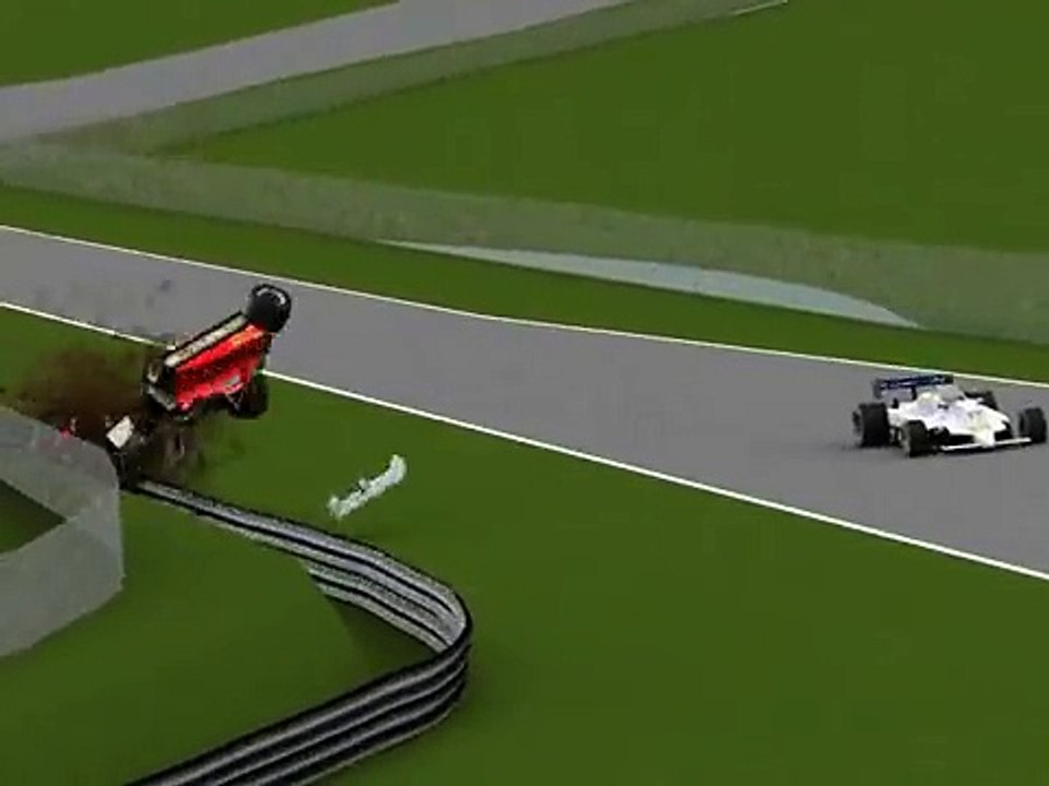 Gilles Villeneuve crash Zolder 1982, reconstruction. Prova 6