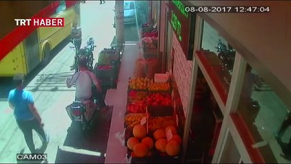Gaziantep'teki maganda kurşunu güvenlik kamerasında