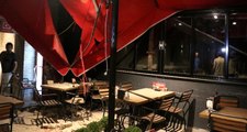 Restoranda Yemek Yiyenlerin Üzerine Yandaki Metruk Binadan Taşlar Düştü: 4 Yaralı