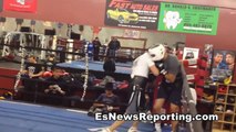 Boxing Star Pelos Garcia Sparring The Great Jose Luis Castillo EsNews Boxing