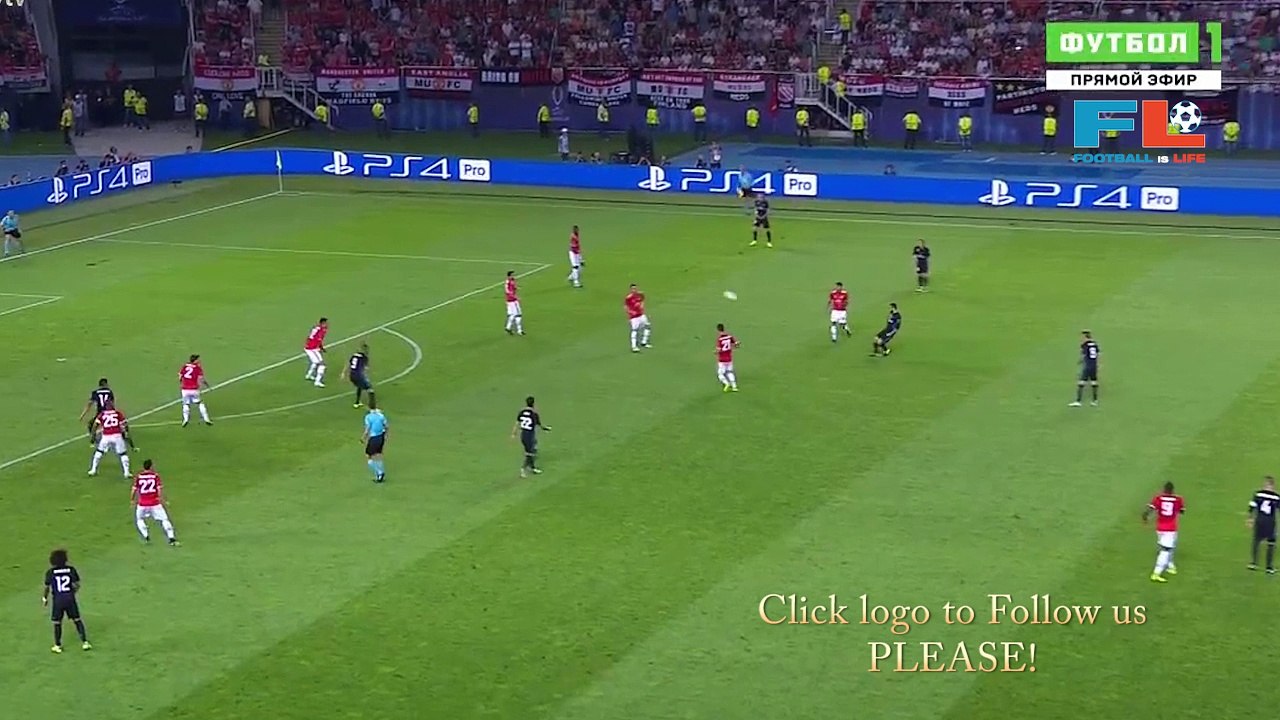 Casemiro Goal Real Madrid Manchester United 1-0 - UEFA Super Cup