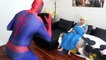 Pregnant FROZEN ELSA VAMPIRE ATTACK! w/ Spiderman Joker Maleficent Bad Baby Toys! Superher