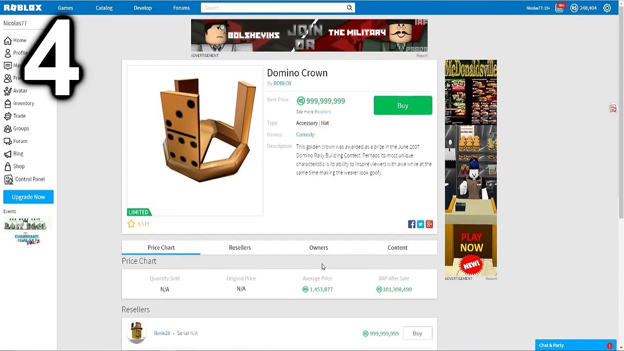 Déjà joueur le plus riche le le le le la Roblox 999,999,99 robux